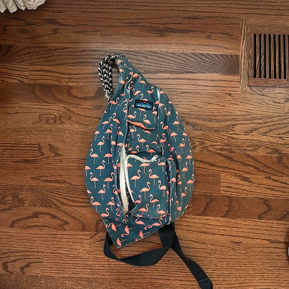 Kavu Flamingo crossbody back bag